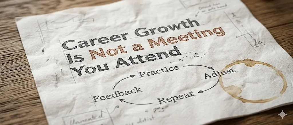 Career Growth Is Not a Meeting You Attend